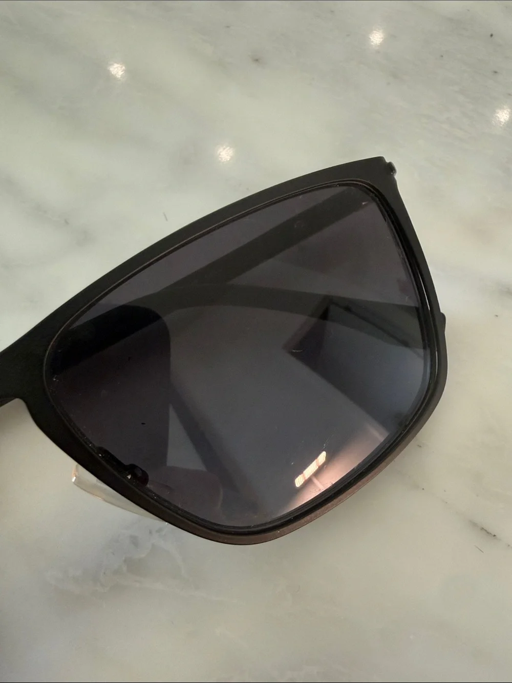 Hugo Boss Classic Black Rectangular Sunglasses